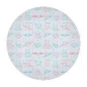 baby patroon met teddybeer snijplank (Voorkant)