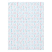 baby patroon met teddybeer tafelkleed (Voorkant)