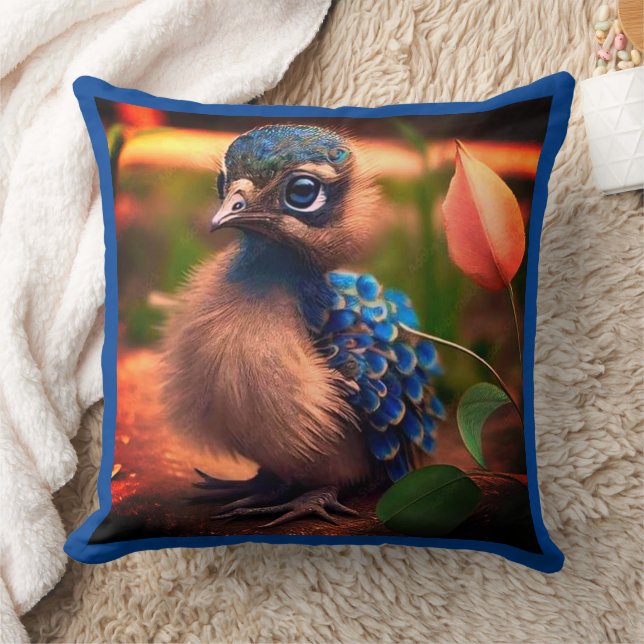 BABY PEACOCK KUSSEN (Deken)