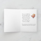 Baby Peeking out Baby shower Dank u Kaart (Binnen)