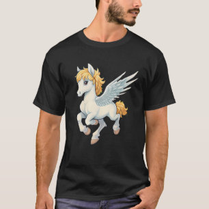 Baby Pegasus Art Schattige Gevleugeld Paard T-shirt