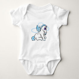 Baby Pegasus met binky - Blauw Romper