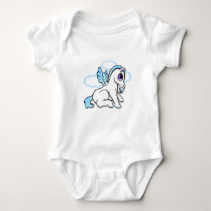 Baby Pegasus met binky - Blauw Romper