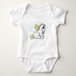 Baby Pegasus met binky - Blonde Romper