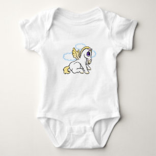 Baby Pegasus met binky - Blonde Romper