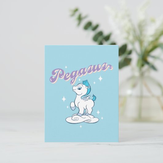 Baby Pegasus Postcard Briefkaart (Staand voorkant)