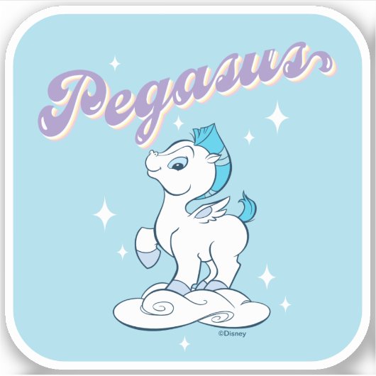 Baby Pegasus Sticker (Voorkant)