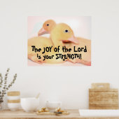 Baby Pekin Duck Ducking Bird Pet Poster (Keuken)