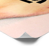 Baby Pekin Duck Ducking Bird Pet Poster (Hoek)