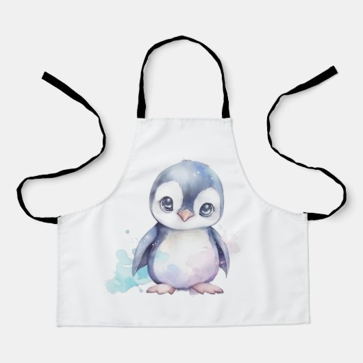 Baby Penguin All-Over Print Schort (Voorkant)