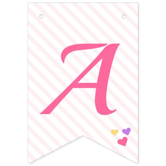 Baby Penguin Ballerina Roze Gepersonaliseerde Verj Vlaggetjes (Derde vlag)