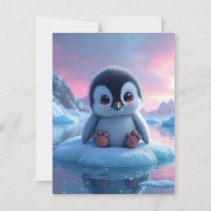 Baby Penguin Briefkaart