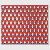 Baby Penguin Cadeaupapier (Vlak)