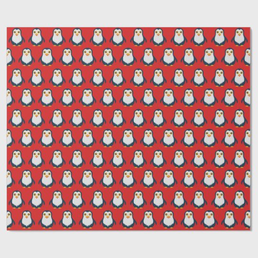 Baby Penguin Cadeaupapier (Vlak)