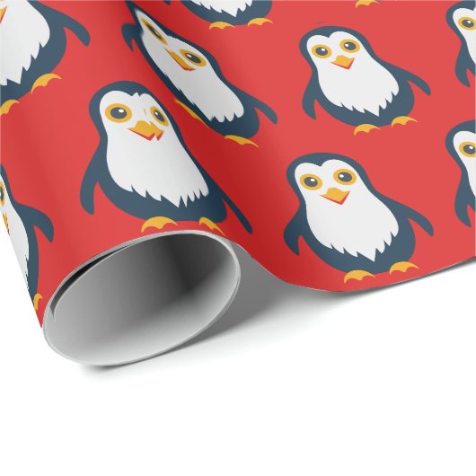 Baby Penguin Cadeaupapier (Rol Hoek)