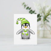 Baby Penguin Christmas Briefkaart (Staand voorkant)