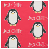 Baby Penguin Custom Color and Text Stof (Swatch)