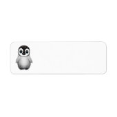 Baby Penguin Cute Etiket (Voorkant)