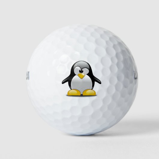Baby Penguin Cute Golfballen (Voorkant)