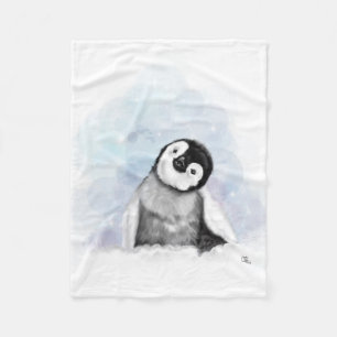 Baby Penguin Fleece Blanket Deken