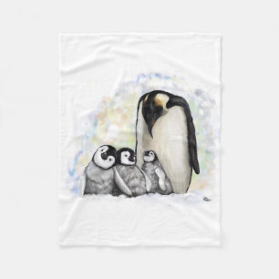 Baby Penguin Fleece Deken