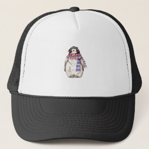 Baby Penguin in Scarf Trucker Pet