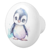 Baby Penguin keramische knop (Rechts)