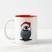 Baby Penguin-kerstMok Tweekleurige Koffiemok (Links)