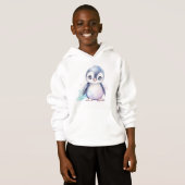 Baby Penguin Kind Pullover Hoodie (Voorkant volledig)