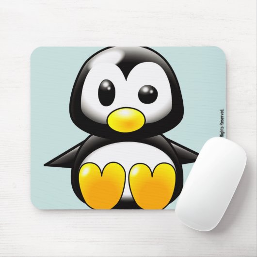 Baby Penguin Mousepad Muismat (Met muis)