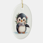 Baby Penguin Ornament – Schattigee wintervakantie (Rechts)