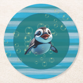 Baby Penguin Paper Onderzetters