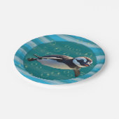 Baby Penguin Paper Plate Papieren Bordje (Gekanteld)