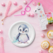 Baby Penguin Papier Borden Papieren Bordje (Feest)
