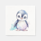 Baby Penguin Papier Servet (Voorkant)