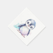 Baby Penguin Papier Servet (Hoek)
