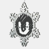 Baby Penguin Sneeuwvlok Ornament (Rechts)