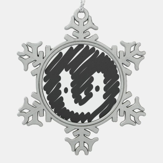 Baby Penguin Sneeuwvlok Ornament (Voorkant)