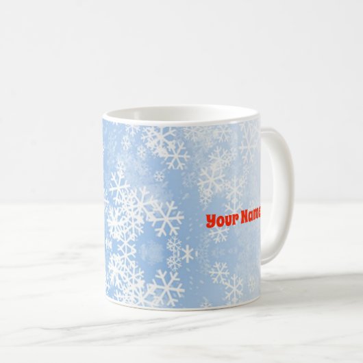 Baby Penguin Tuba Kerstmis Mok (Voorkant rechts)