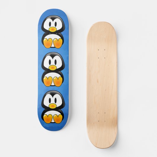 baby Penguin Tux Skateboard (Voorkant)