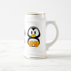 baby penguin tux stein bierpul