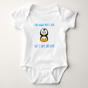 Baby Penguin Waddler Sbhirt Romper