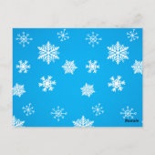 Baby Penguin Winter Baby shower Briefkaart (Achterkant)