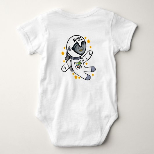 Baby Penguinaut Romper (Achterkant)