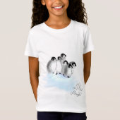 Baby Penguins Girls T-shirt (Voorkant)