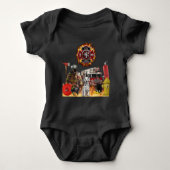 Baby Personalized Future Firefighter Baby Baby Bod Romper (Voorkant)