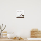 Baby persoonlijk Poster (Keuken)