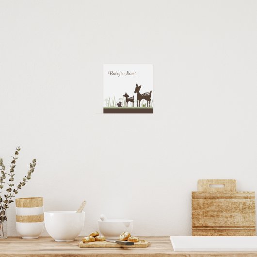 Baby persoonlijk Poster (Keuken)