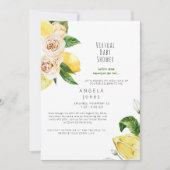 Baby Perspectiefluiken virtueel Baby shower Kaart (Voorkant)