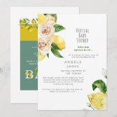 Baby Perspectiefluiken virtueel Baby shower Kaart (Voorkant / Achterkant)